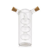 Vague 2 in 1 Oil and Vinegar Glass Bottle - Al Makaan Store