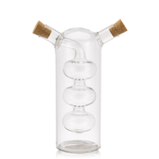 Vague 2 in 1 Oil and Vinegar Glass Bottle - Al Makaan Store