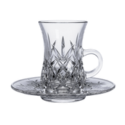 Vague 12 Piece Tea Cups & Saucers Set Frost - Al Makaan Store