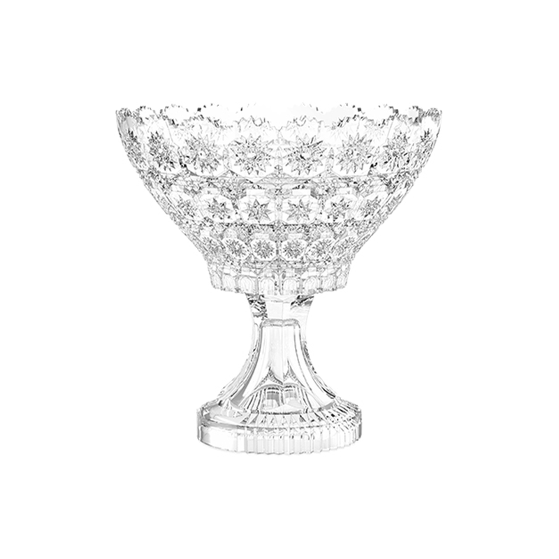 City Glass Czech Fruit Bowl 30 cm - Al Makaan Store
