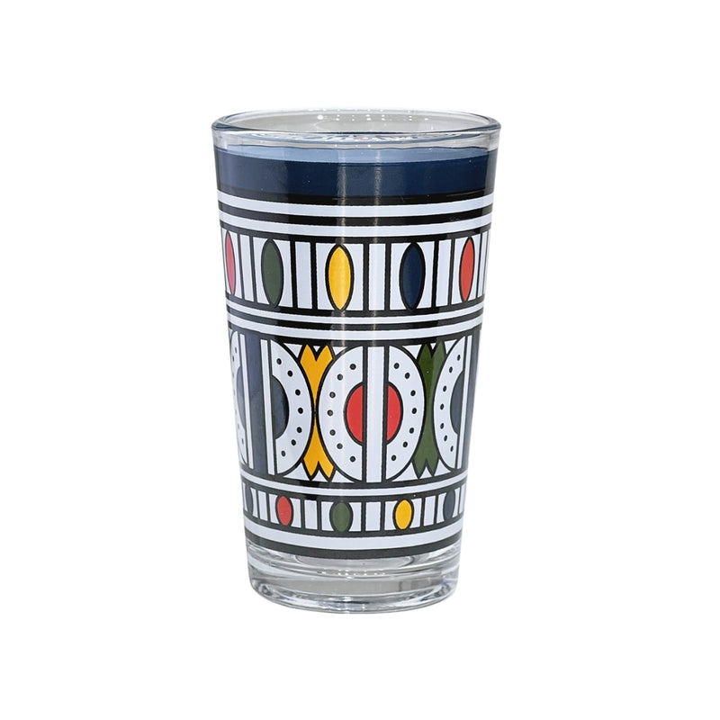 Vague Moroccan Modern Berber Stripes 6 Pcs Tea Glass Set 120 ml