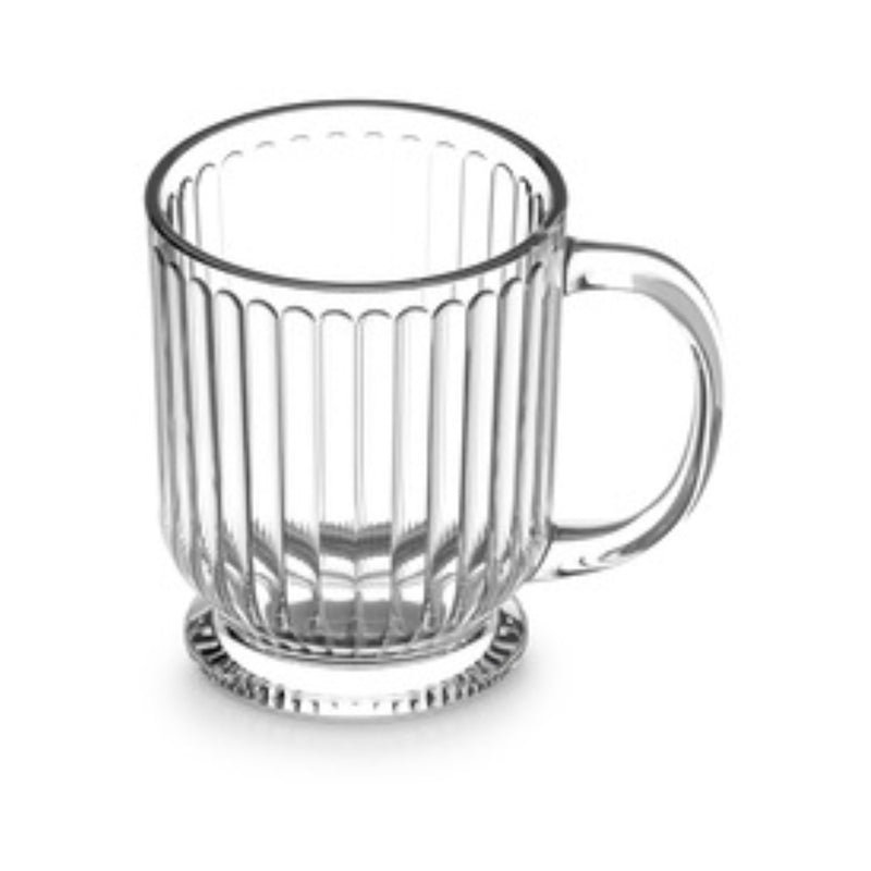 City Glass 3 Pcs Taa Mug Lines 200 ml