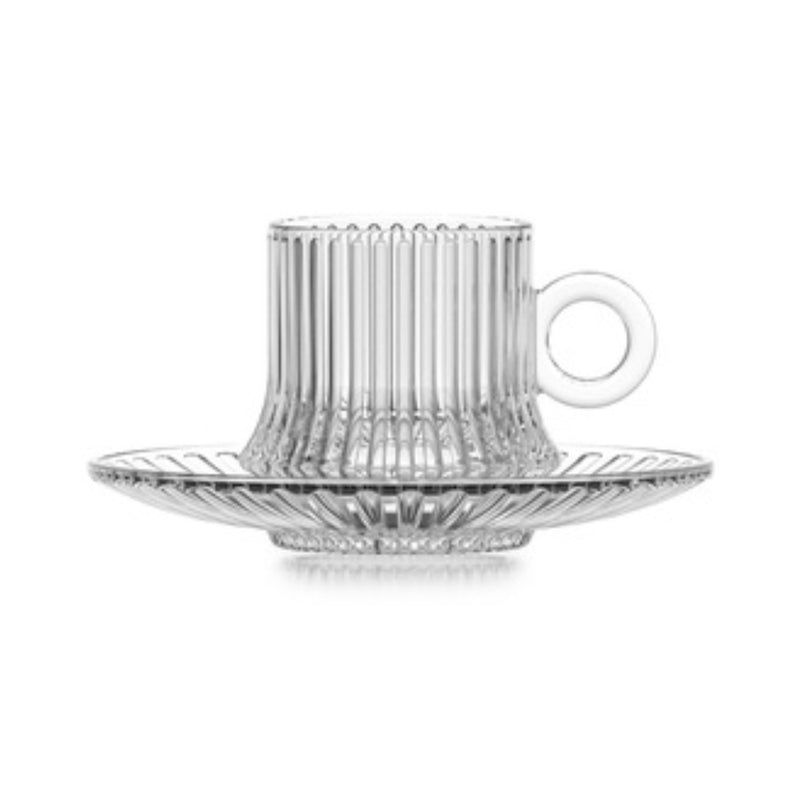 City Glass 12 Pcs Set Robusta Coffee Cup & Saucer 100 ml