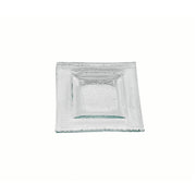 Vague Green Double Square Layer Glass Dish 7 x 1.3 cm - Al Makaan Store