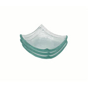 Vague Green Square Kite Deep Glass Dish 7 x 2 cm - Al Makaan Store