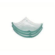 Vague Green Square Kite Deep Glass Dish 7 x 2 cm - Al Makaan Store