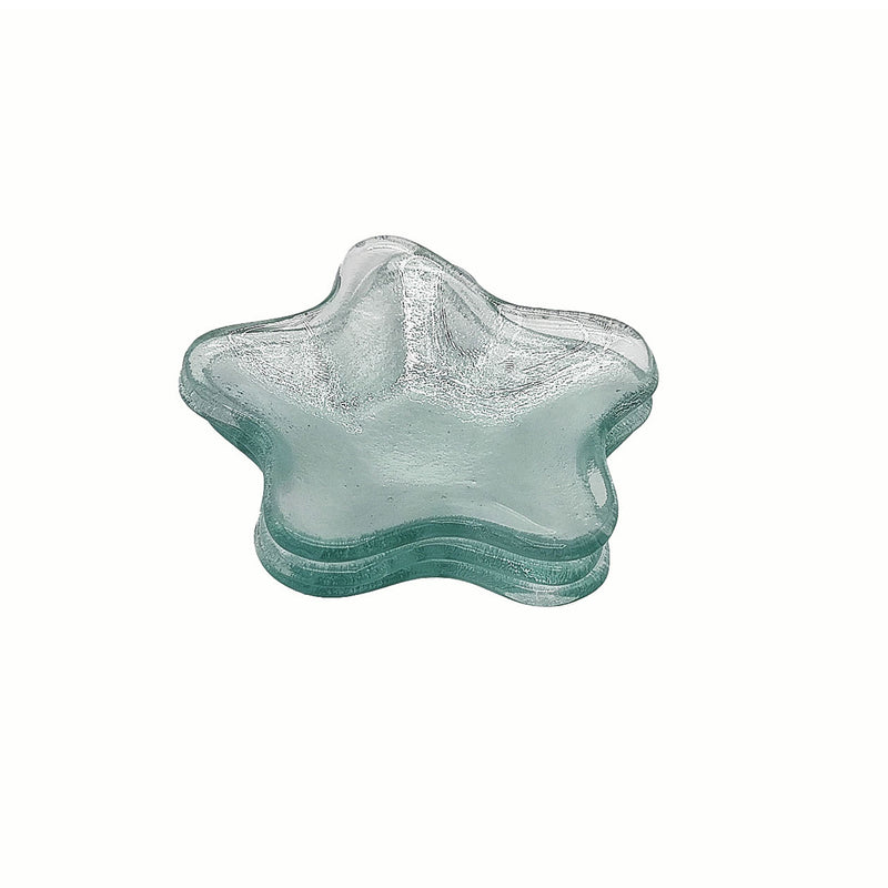 Vague Green Star Glass Dish 9.1 x 1.2 cm - Al Makaan Store