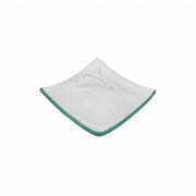 Vague Green Diamond Glass Plate 8.8 x 2 cm - Al Makaan Store