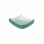 Vague Green Diamond Glass Plate 8.8 x 2 cm - Al Makaan Store