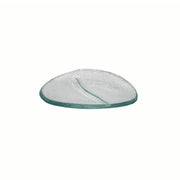 Vague Green Triangle Leaf Glass Plate 10 x 7 cm - Al Makaan Store