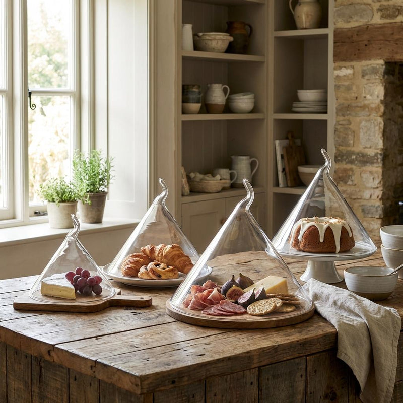 Vague Glass Bell Cover