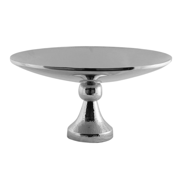 Vague Round Stainless Steel Cake Stand - Al Makaan Store