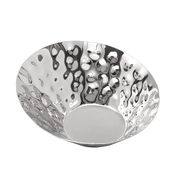 Vague Stainless Steel Curved Bowl - Al Makaan Store