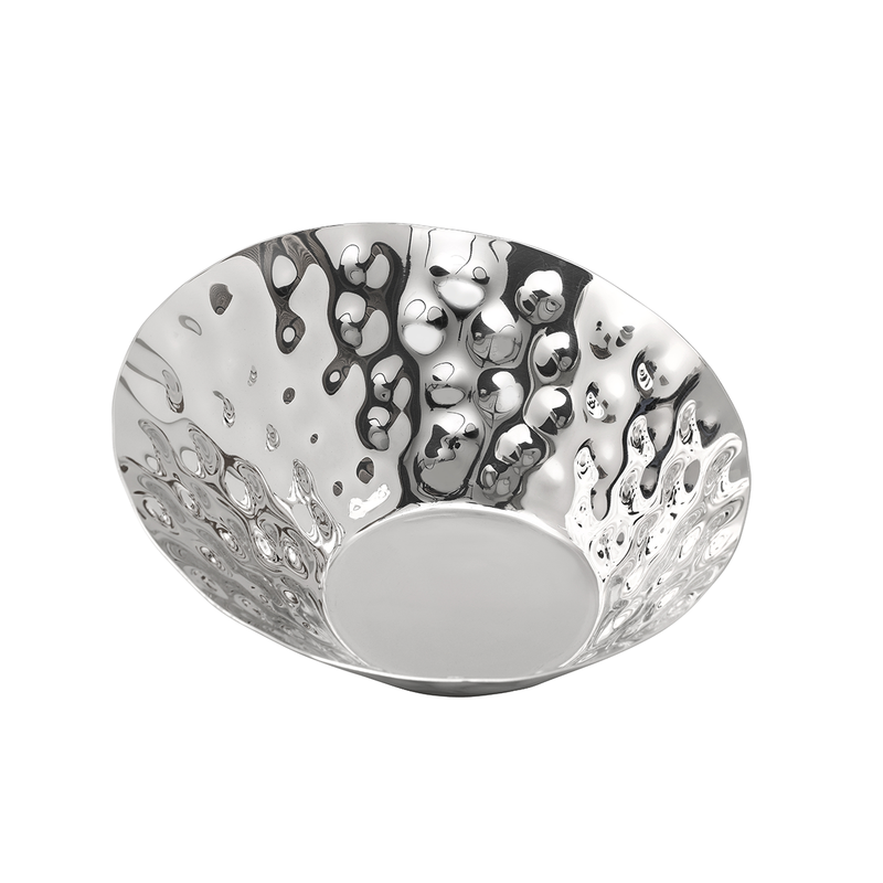 Vague Stainless Steel Curved Bowl - Al Makaan Store