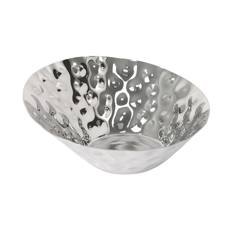 Vague Stainless Steel Curved Bowl - Al Makaan Store