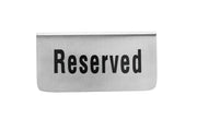 Vague Stainless Steel Reserved Signage - Al Makaan Store