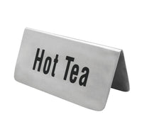 Vague Stainless Steel Hot Tea Signage - Al Makaan Store