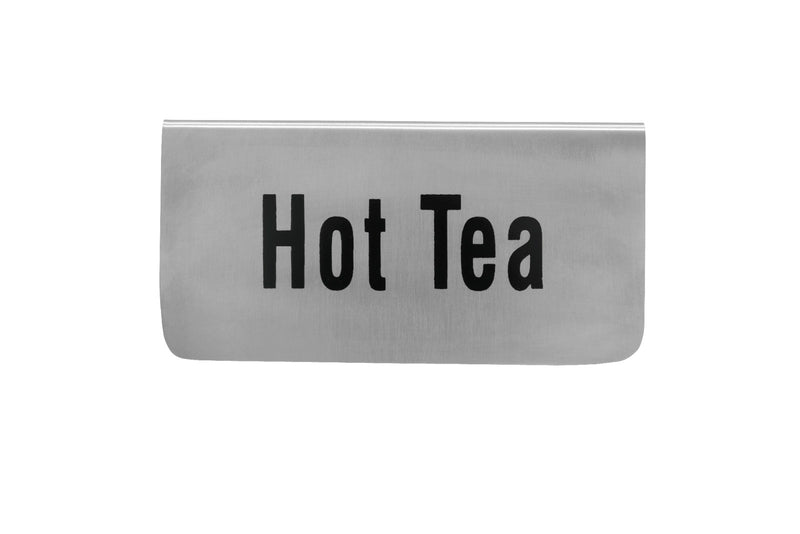 Vague Stainless Steel Hot Tea Signage - Al Makaan Store