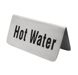 Vague Stainless Steel Hot Water Signage - Al Makaan Store