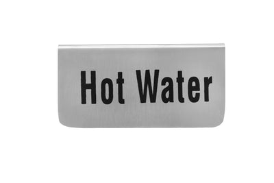 Vague Stainless Steel Hot Water Signage - Al Makaan Store