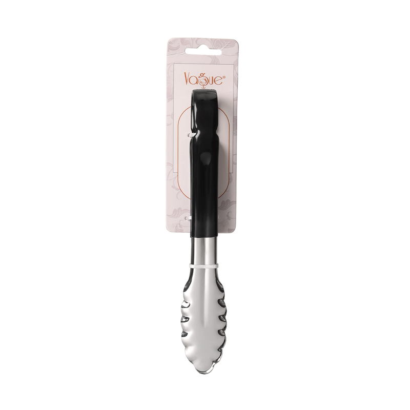 Vague Stainless steel Black Tong 23 cm - Al Makaan Store