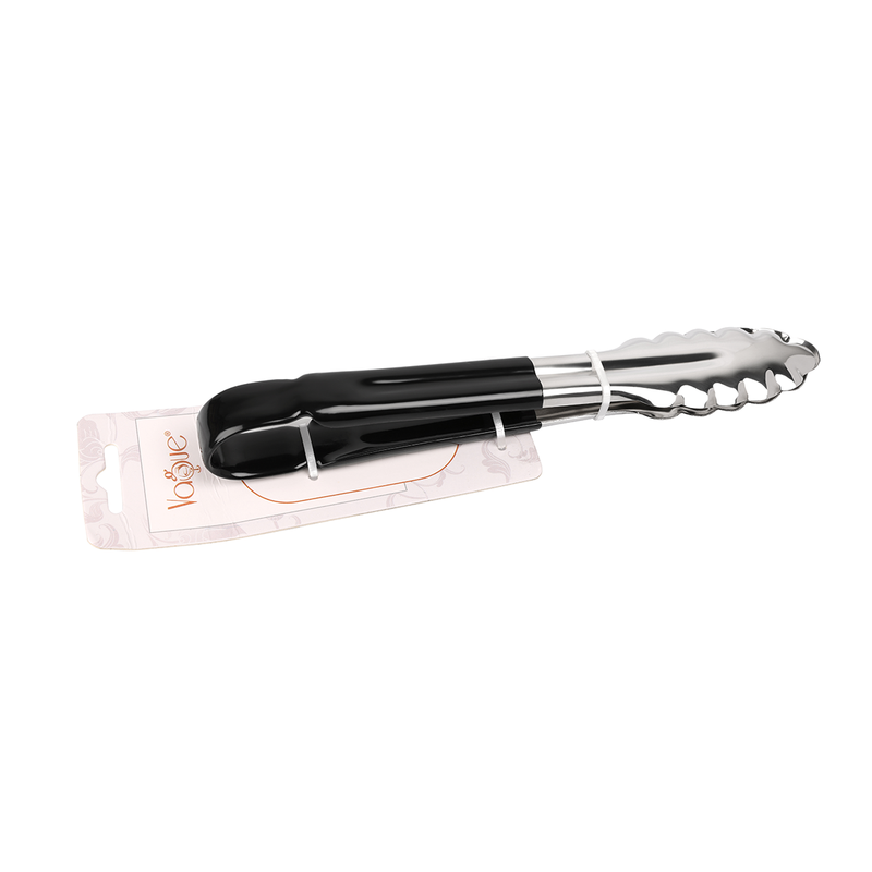 Vague Stainless steel Black Tong 23 cm - Al Makaan Store