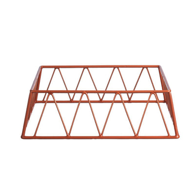 Vague Short Steel 1/2 GN Pan Rectangular Display Stand Riser 35.2 cm x 29.3 cm x 10.4 cm