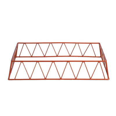 Vague Short Steel 1/1 GN Pan Rectangular Display Stand Riser 55.6 cm x 35.2 cm x 10.8 cm