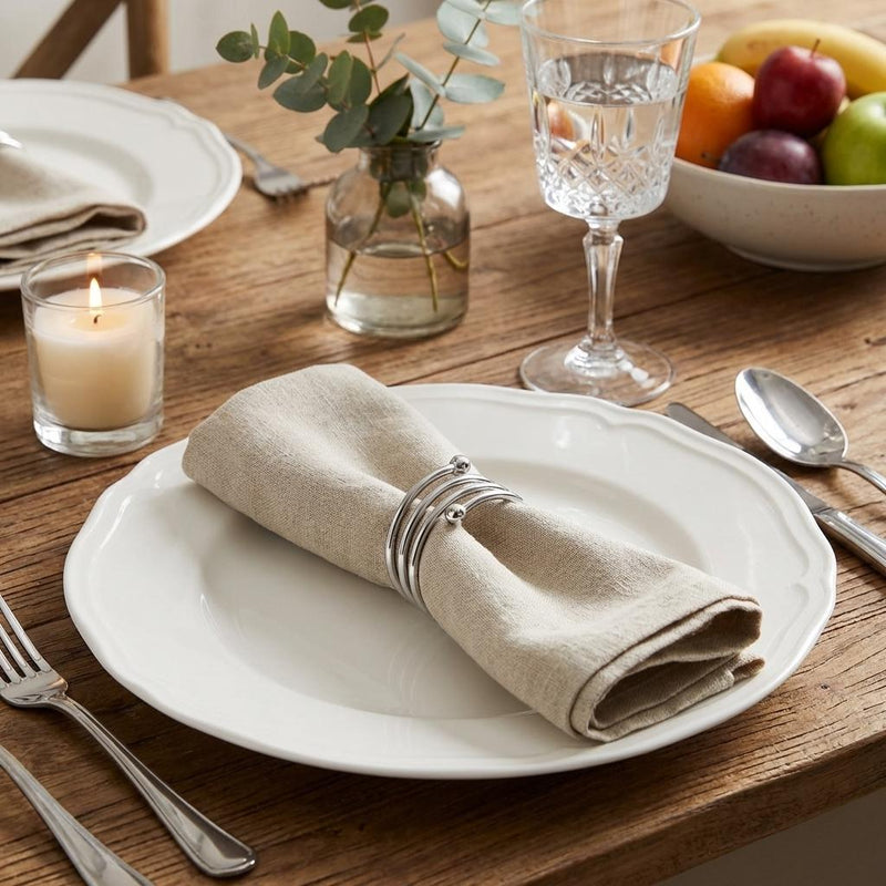 Vague Stainless Steel Spiral Napkin Ring