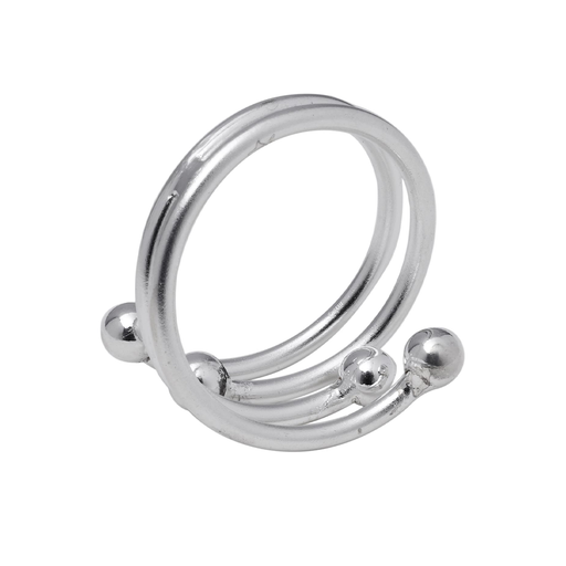 Vague Stainless Steel Spiral Napkin Ring - Al Makaan Store