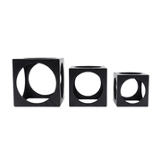 Vague 3 Pcs Buffet Elevations Set - Circle Design - Al Makaan Store