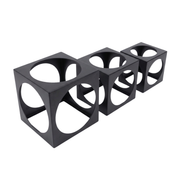 Vague 3 Pcs Buffet Elevations Set - Circle Design - Al Makaan Store