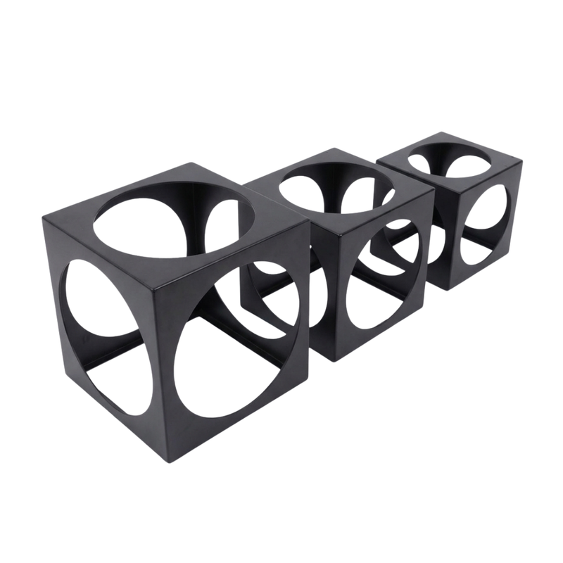 Vague 3 Pcs Buffet Elevations Set - Circle Design - Al Makaan Store