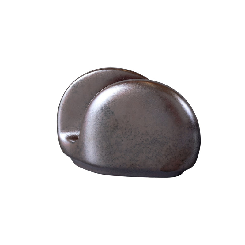 Porceletta Rustic Porcelain Reactive Glaze Napkin Holder 12 x 8.5 cm