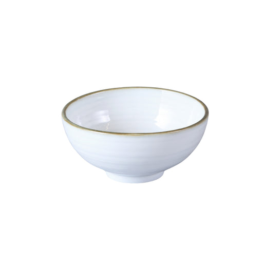 Porceletta Terra Reactive Glaze Porcelain Footed Bowl - Al Makaan Store