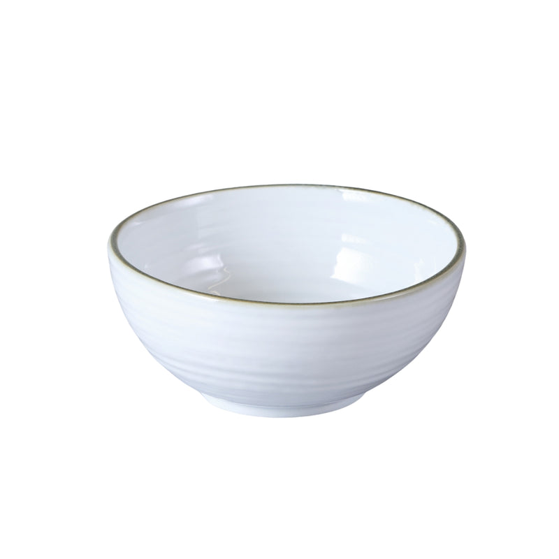 Porceletta Terra Reactive Glaze Porcelain Footed Bowl - Al Makaan Store