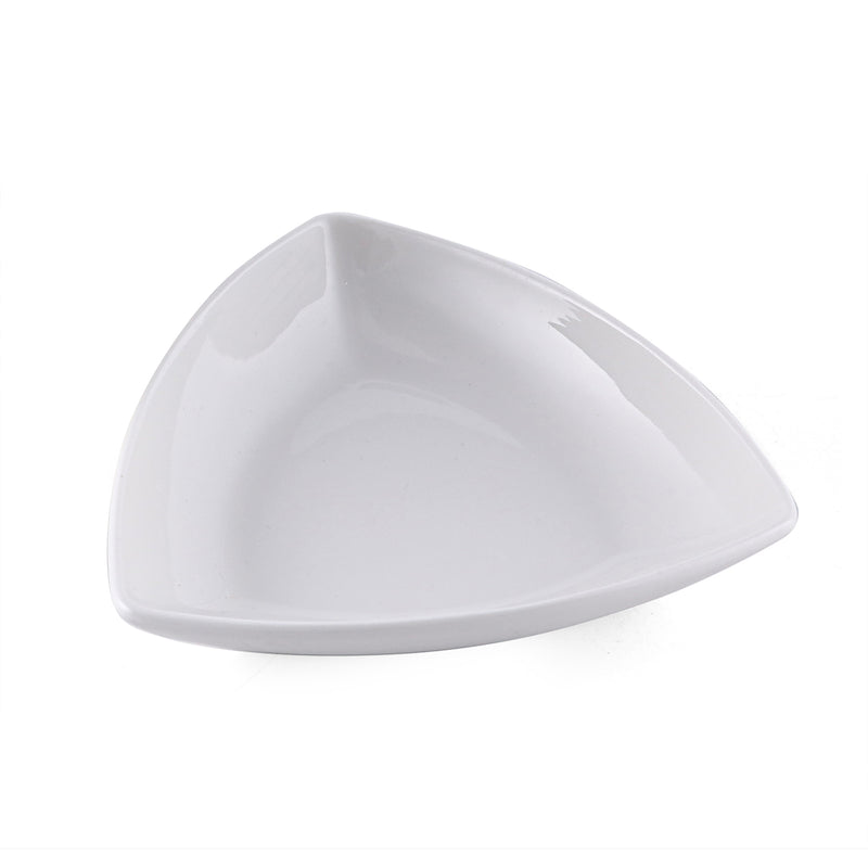 Porceletta Ivory Porcelain Rectangular Mezza Bowl 10 cm - Al Makaan Store