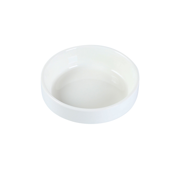 Porceletta Ivory Porcelain Deep Plate 6” - Al Makaan Store
