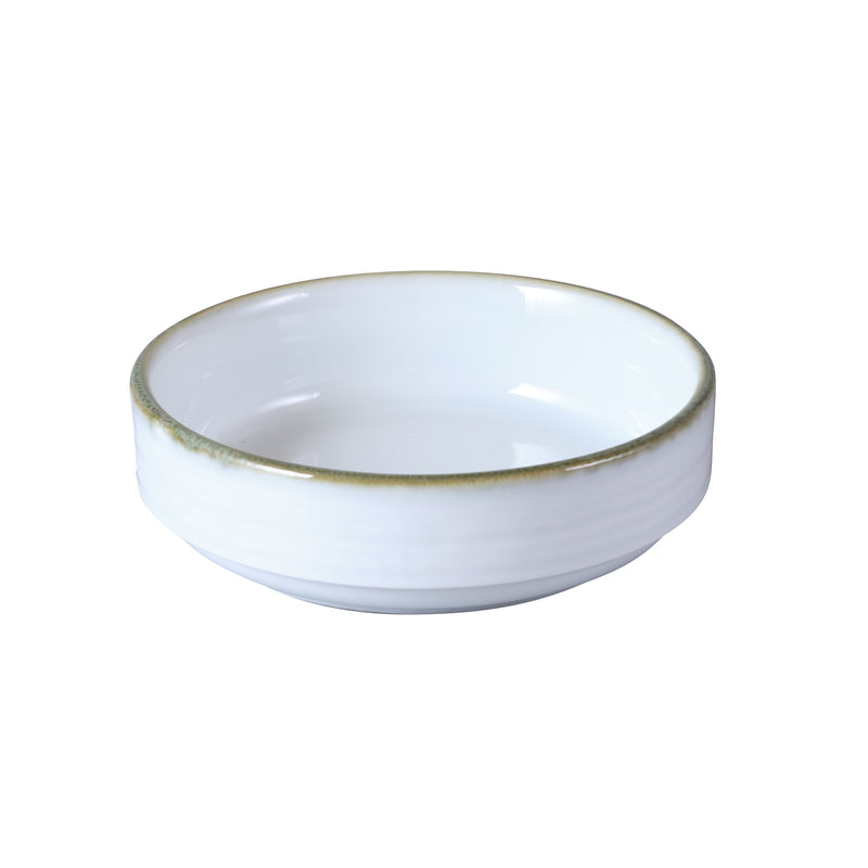Porceletta Terra Reactive Glaze Porcelain Deep Plate 15.2 cm - Al Makaan Store