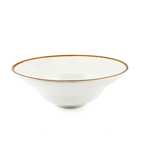 Wholesale Bundle: Porceletta Mocha Porcelain Pasta & Soup Plate in Bulk (24-Pack) - Al Makaan Store