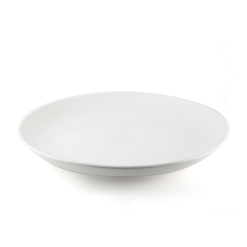 Porceletta Ivory Porcelain Ouzi Round Plate 45.6 cm - Al Makaan Store