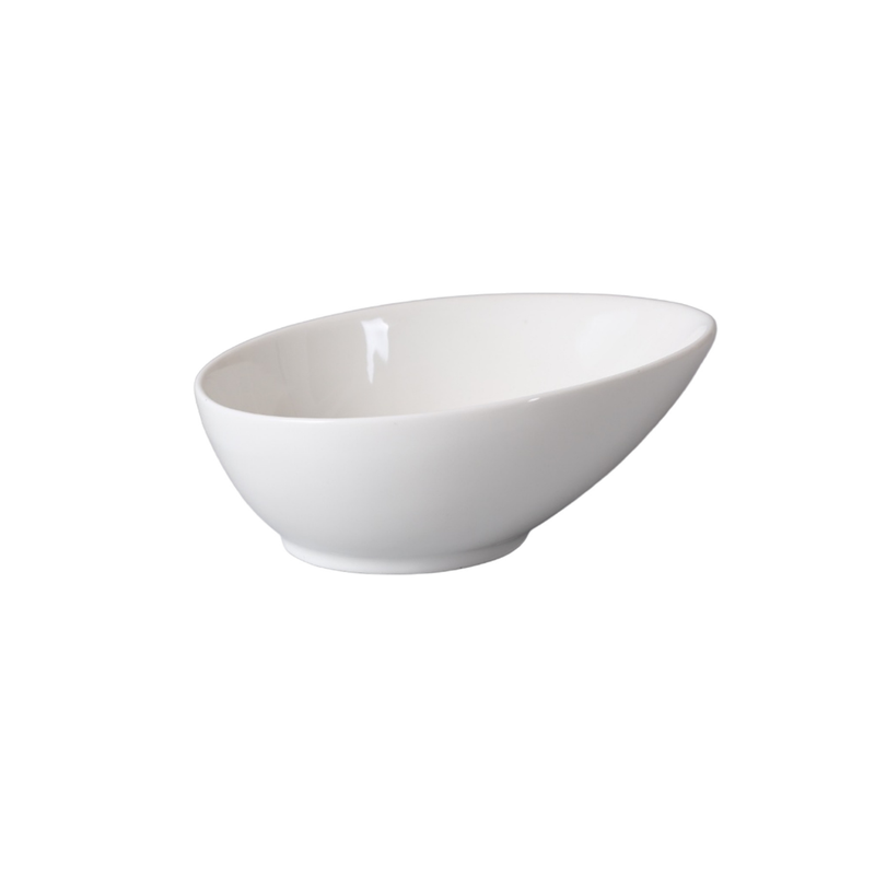 Porceletta Ivory Porcelain Serving Salad Bowl - Al Makaan Store