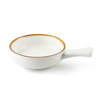 Wholesale Bundle: Porceletta Mocha Porcelain Serving Pan in Bulk (24- Pack) - Al Makaan Store