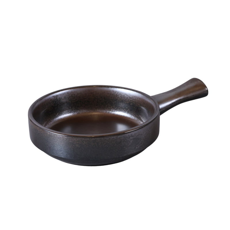 Porceletta Rustic Porcelain Reactive Glaze pan 8.5" x6"
