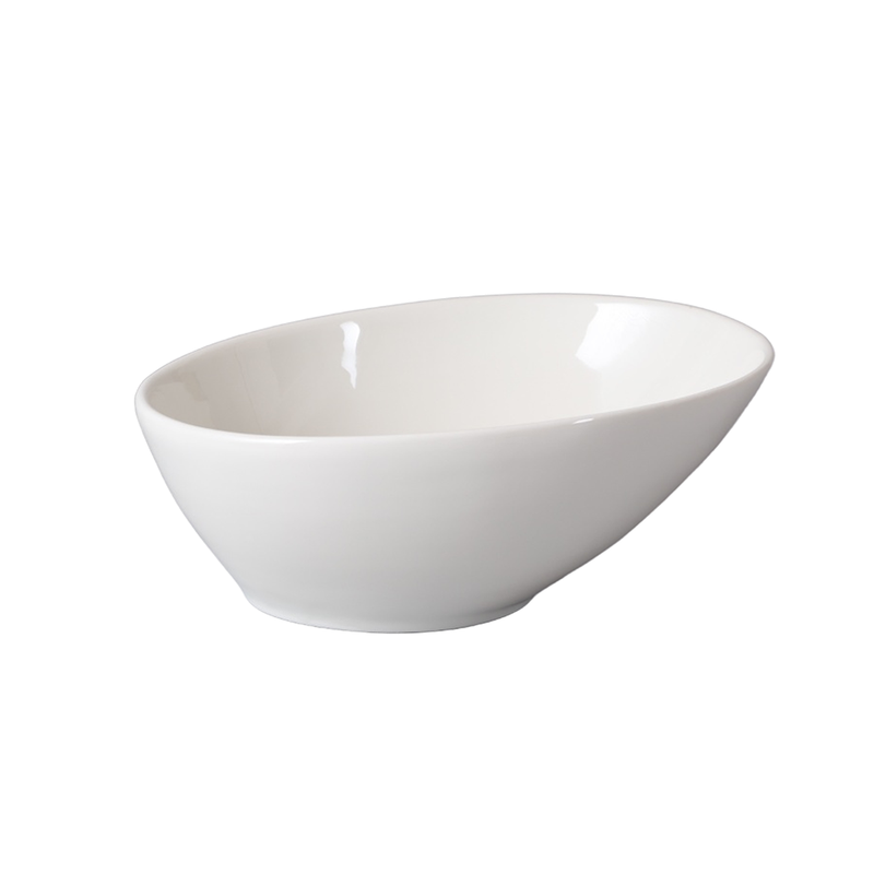 Porceletta Ivory Porcelain Serving Salad Bowl - Al Makaan Store