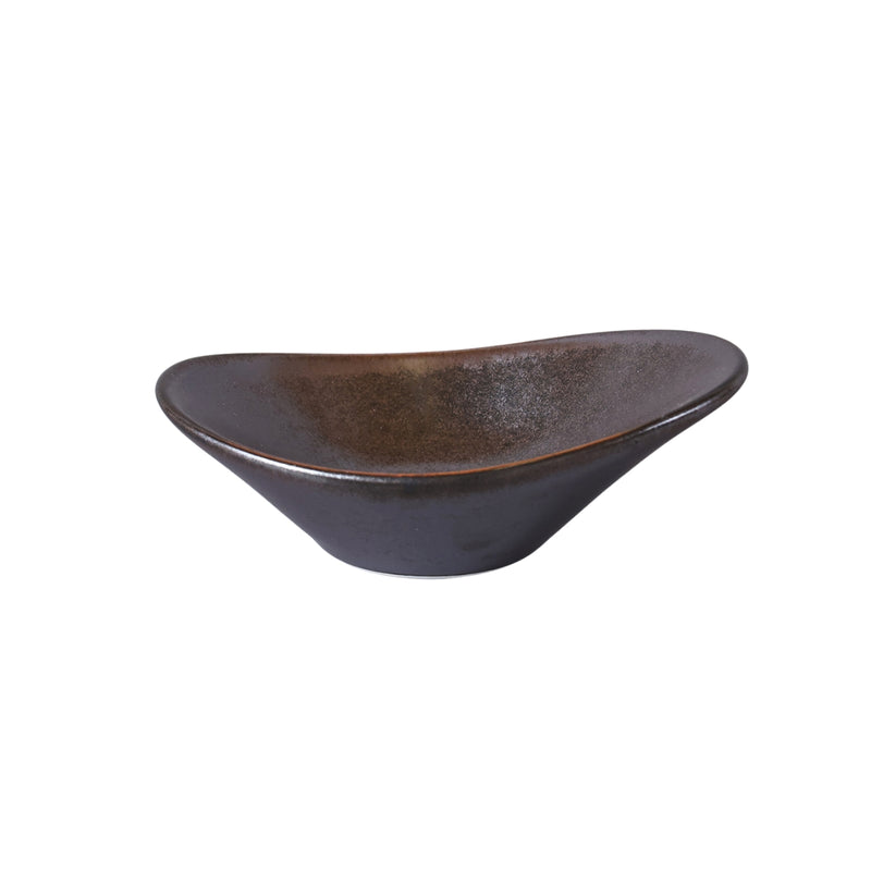 Porceletta Rustic Porcelain Reactive Glaze Oval Deep Dish 10 cm x 7.3 cm x 3.5 cm