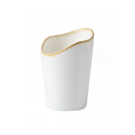 Porceletta Mocha Porcelain Snack Holder 9 x 13.3 cm - Al Makaan Store