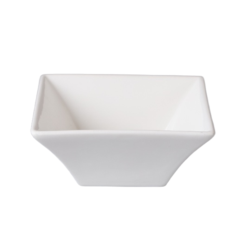 Porceletta Ivory Porcelain Square Serving Bowl - Al Makaan Store