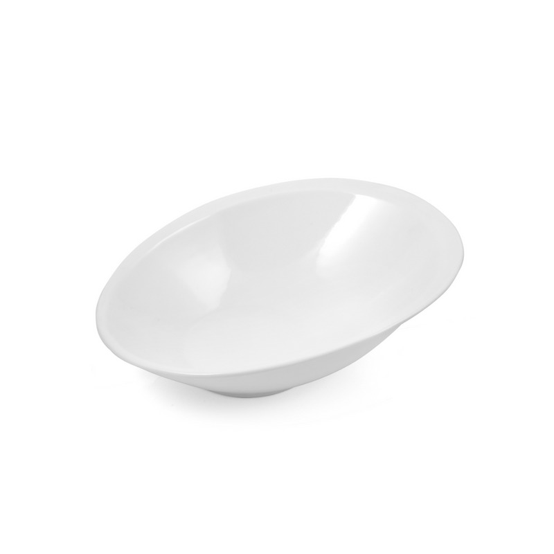 Porceletta Porcelain 38 cm Ivory Buffet Slide Bowl - Al Makaan Store