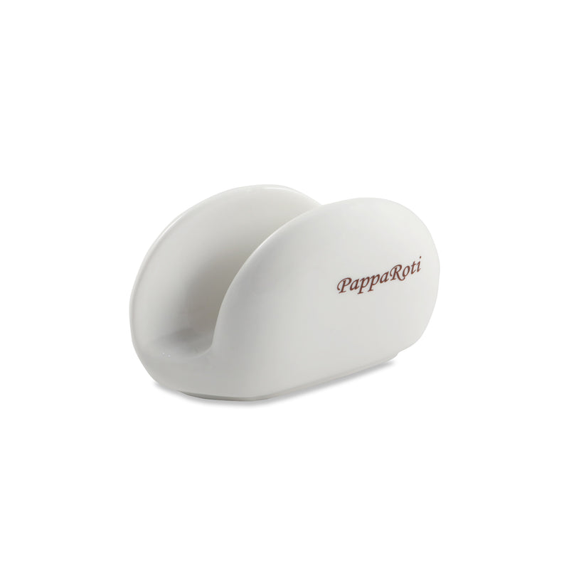 Porceletta Ivory Porcelain Napkin Holder Two Logo - Al Makaan Store